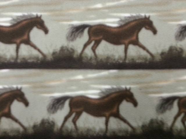 Plains Mustang Fleece Fabric